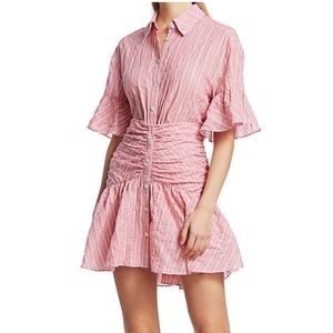 Cinq a sept Asher striped shirt dress